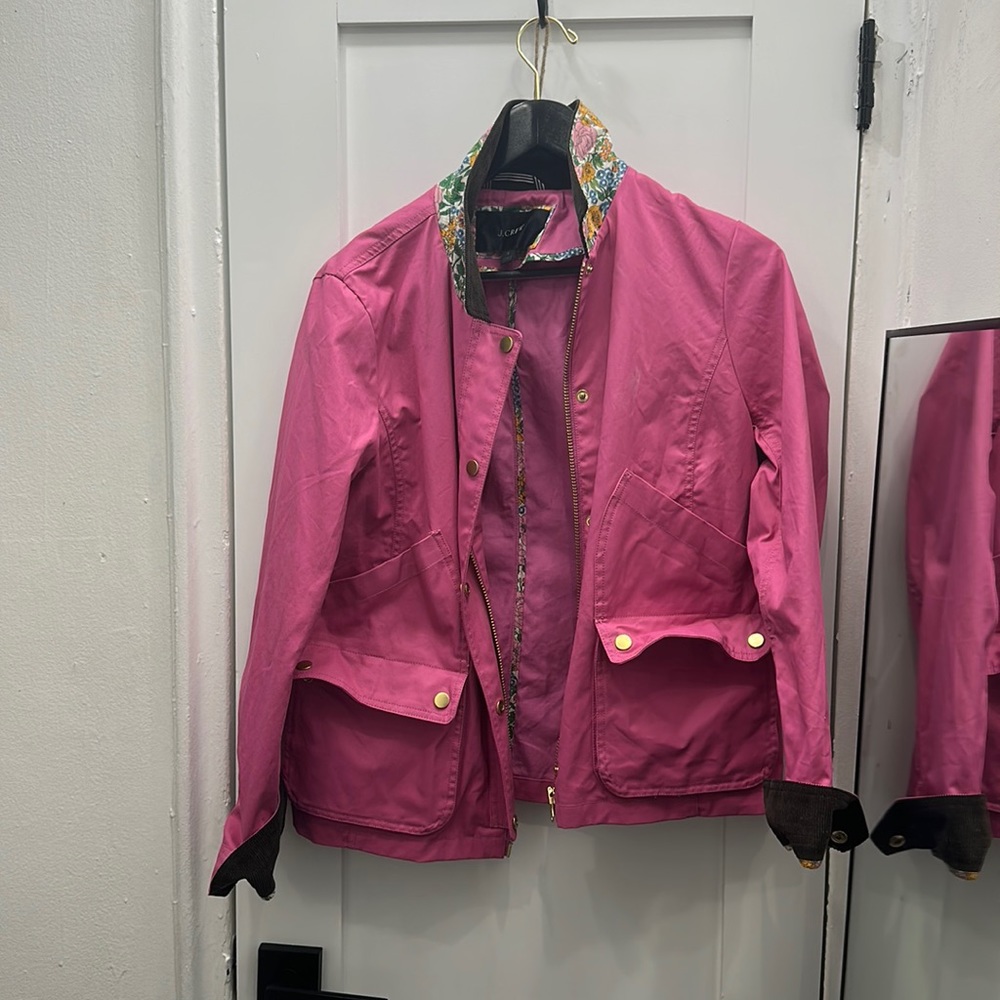 Jcrew waxed water resistant jacket